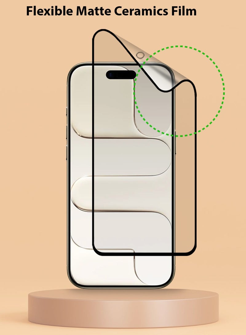 Techie iPhone 17 Air Matte Ceramic Screen Protector Film Anti Fingerprint Bubble Free Easy Installation - Image 4