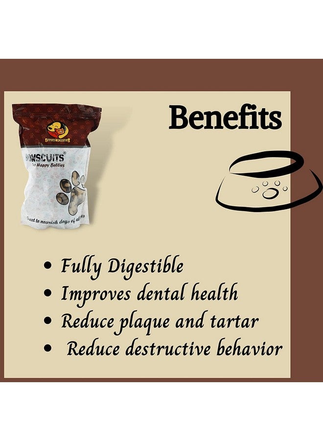 مجموعة طعام للكلاب البالغة | بسكويت بنكهة الدجاج المخبوز - 400 جرام | وعاء من الفولاذ المقاوم للصدأ ومقاوم للصدأ وغير قابل للانزلاق - 700 مل - Image 4