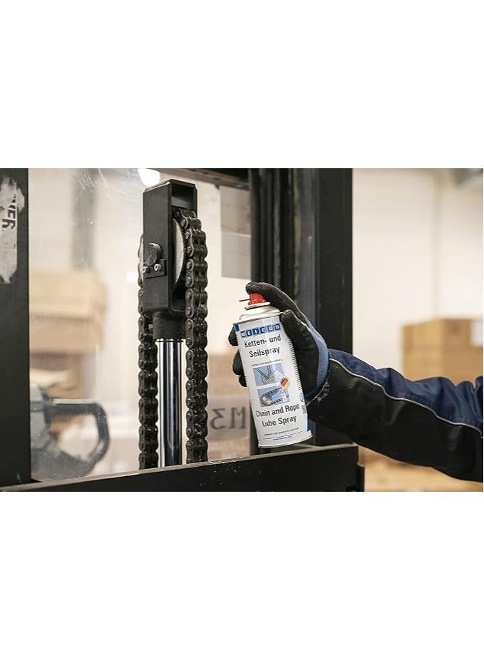 وايكون WEICON رذاذ زيت التشحيم للسلاسل والحبال | 400 مل | زيت تشحيم لاصق مقاوم للضغط، عديم اللون - Image 3