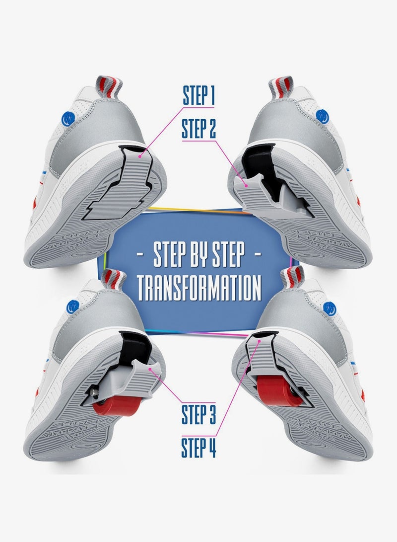 BREEZYROLLERS BREEZY ROLLERS shoes with wheels for children, Roller skates sneakers kids, From children's street shoes to roller skates in a few seconds, Patented click system, Trainers with wheels for girls & boys - Image 4