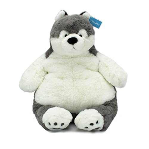 Vintoys Siberian Husky Dog Plush Big Hugging Pillow Stuffed Cotton Puppy Plush Animals Toy 23 - Image 1