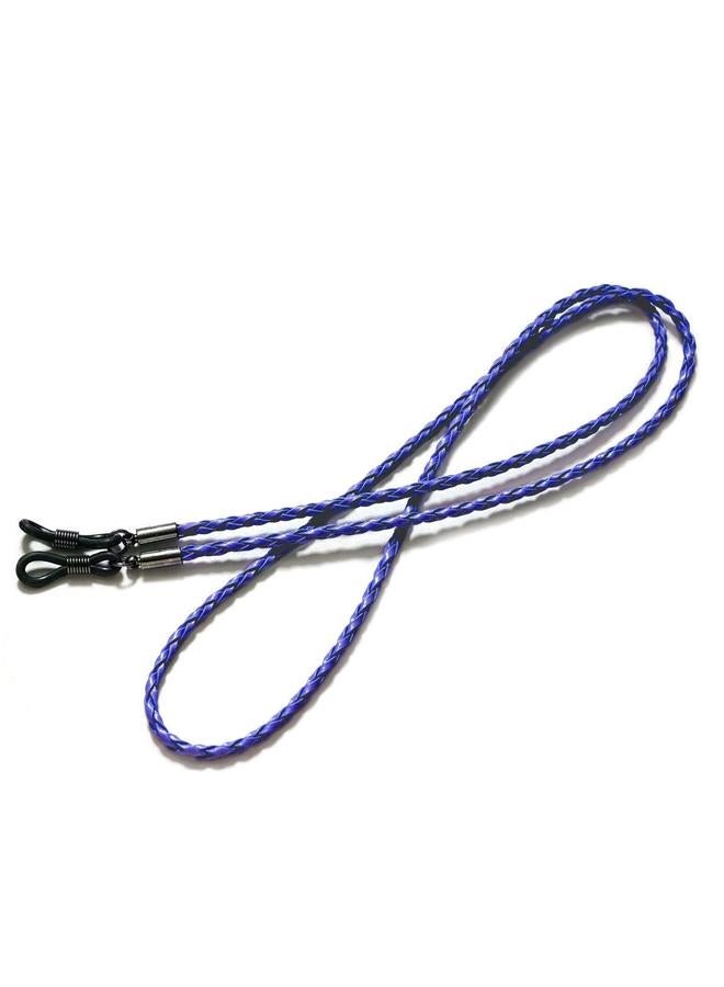 1 x 5 pcs Braided Twist Spectacle Cord Sunglasses Chain Dark blue