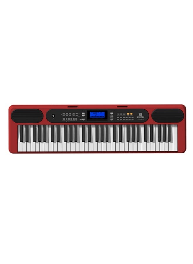 Unistar YM-338 Electronic Keyboard – Red