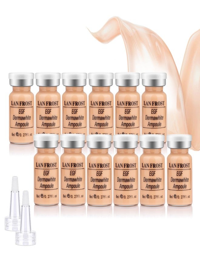 Veerlogix Facial Glow Foundation Serum Starter Kit Combined With Niacinamide and Peptides to Even Skin Tone Anti-Aging Pigment Set, Medium Color Changing Foundation 12 Vials - Image 1