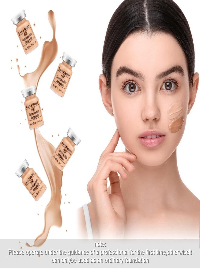 Veerlogix Facial Glow Foundation Serum Starter Kit Combined With Niacinamide and Peptides to Even Skin Tone Anti-Aging Pigment Set, Medium Color Changing Foundation 12 Vials - Image 5