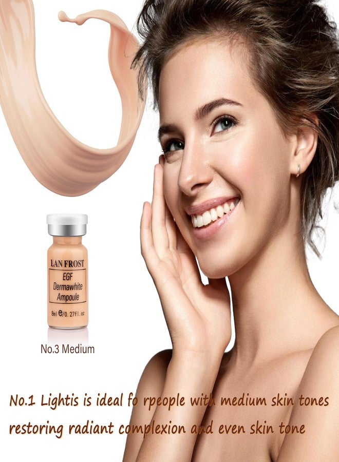 Veerlogix Facial Glow Foundation Serum Starter Kit Combined With Niacinamide and Peptides to Even Skin Tone Anti-Aging Pigment Set, Medium Color Changing Foundation 12 Vials - Image 3