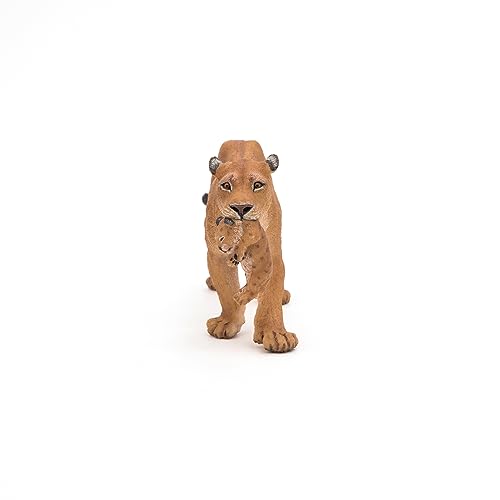 Papo Wild Animal Kingdom Figure, Lioness with Cub, Multicolor (50043) , 6.5cm - Image 5