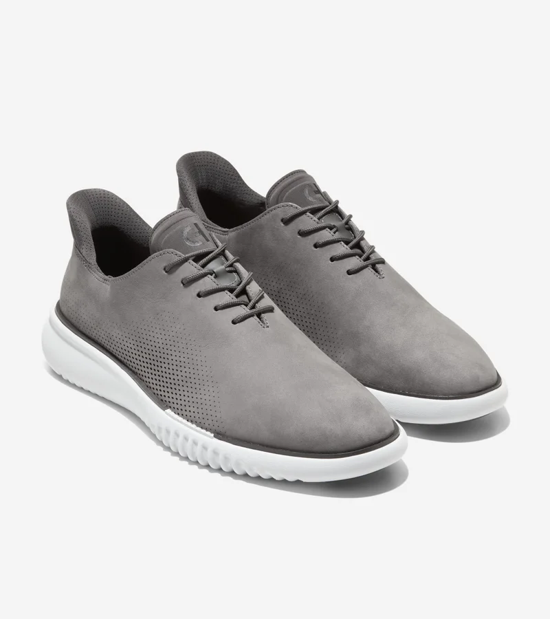 Cole Haan CASTLEROCK NUBUCK / RAVEN / OYSTER MUSHROOM Men's 2.ZERÃ˜GRAND EVO Laser Quick-On Oxfords for Men | Best Price UAE