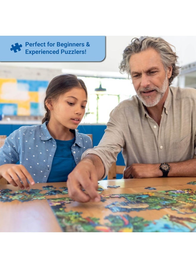 Ravensburger بازل رافنسبورجر ديزني موانا محيط واحد قلب واحد 100 قطعة - بازل أطفال عالي الجودة، تركيب دقيق بتقنية سوفت كليك، فن موانا الزاهي، نشاط تعليمي ممتع للأطفال من عمر 6 سنوات فما فوق | 10719-3 - Image 2
