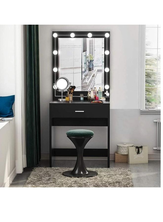 10 مصابيح LED قابلة لتعديل الضوء، 3 ألوان إضاءة ومنفذ USB، المرآة غير متضمنة - Image 4