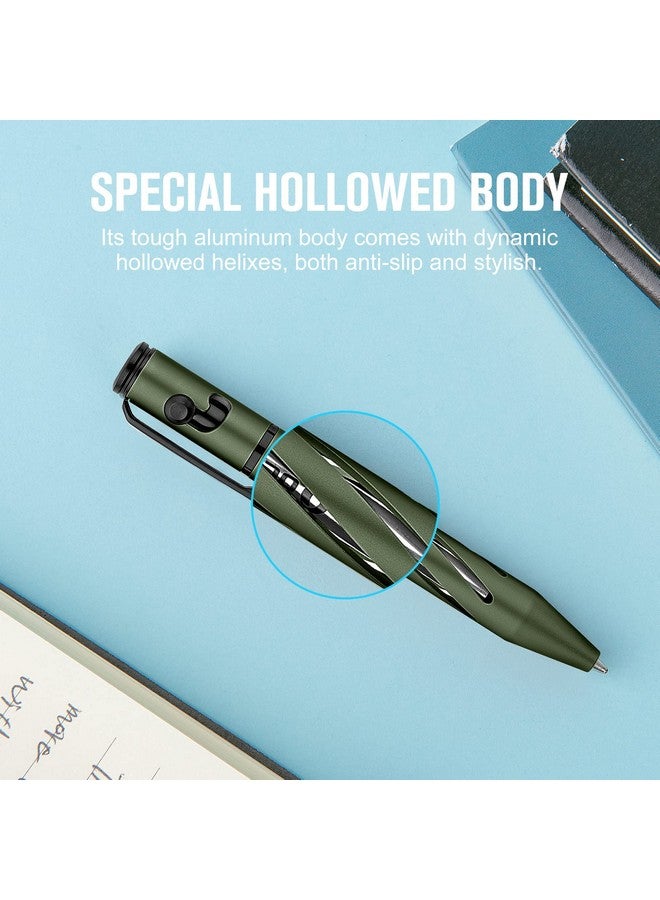 OLIGHT O'Pen Mini Ballpoint Pen, Replaceable Edc Black Ink Pens By Bolt Action For Office, Working, Writing, Construction Work, Special Gifts And Etc (Od Green)  - Image 5