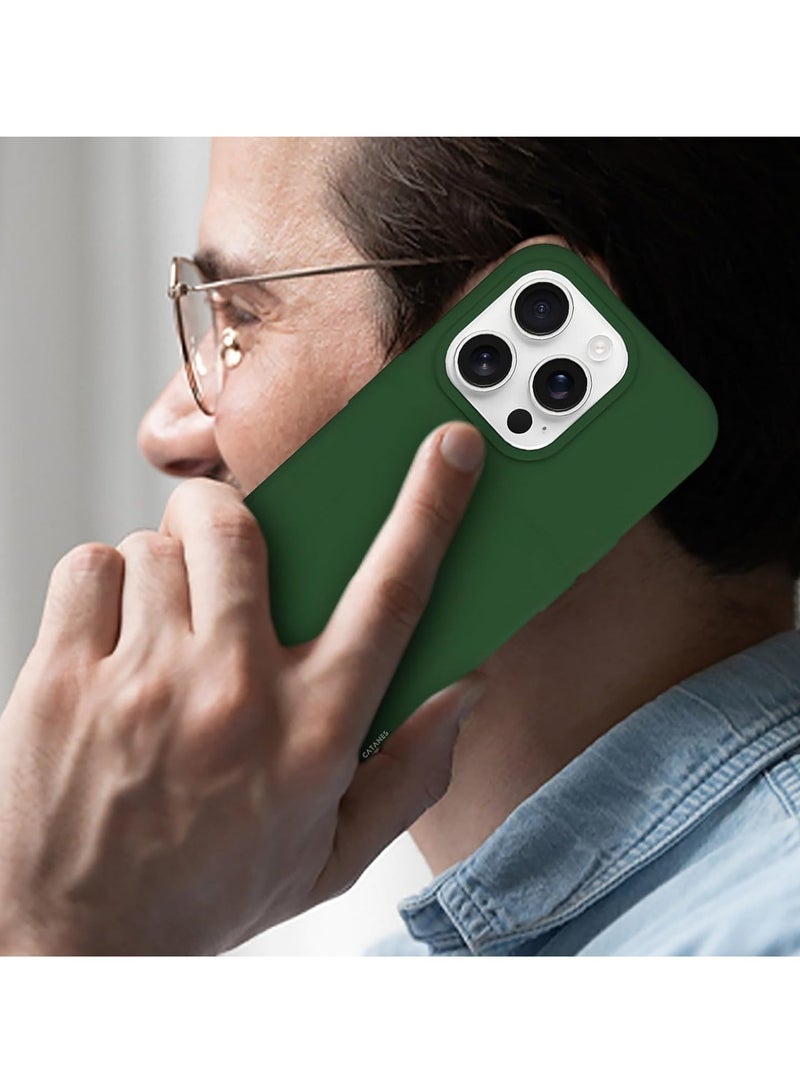 JAJEEK "Ultra Slim Liquid Silicone Case for iPhone 16 Pro Max - Soft Microfiber Lining & Drop Protection" - Image 3