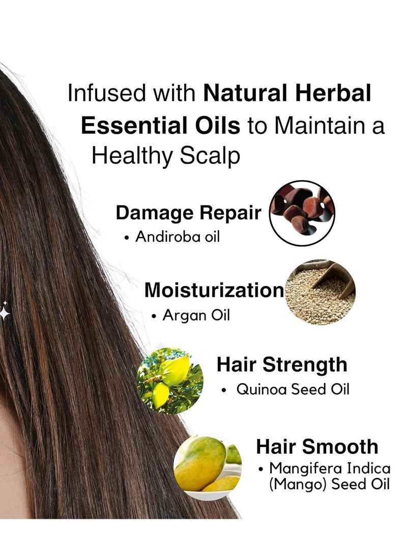 Moist Diane Moist Diane Natural Hair Conditioner with Pump for Men & Women, Organic Keratin Hydrating & Moisturizing Hair Treatment for Damaged & Dry Hair from Japan, Extra Damage Repair 15.2 fl oz/450 ml  - Image 3