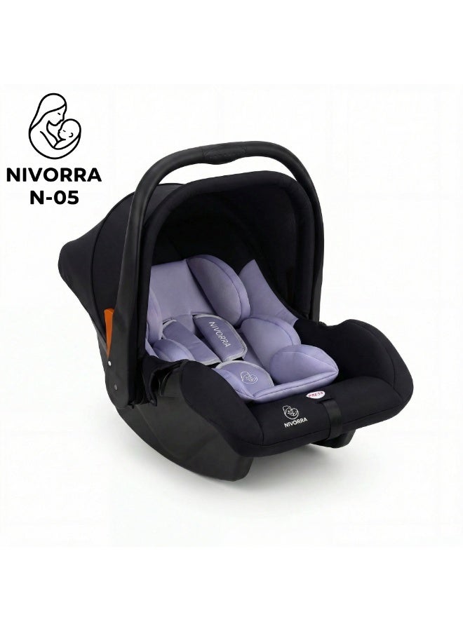 Nivorra Infant Car Seat & Portable Carrier with Side Impact Protection, Group 0+ Safety – Supports up to 13kg - Image 1