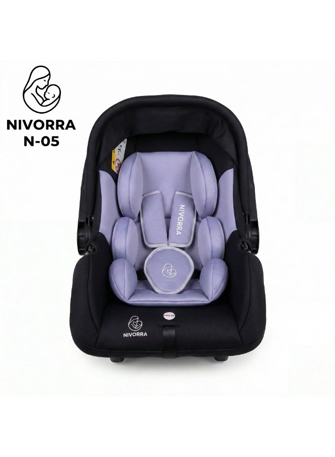 Nivorra Infant Car Seat & Portable Carrier with Side Impact Protection, Group 0+ Safety – Supports up to 13kg - Image 4