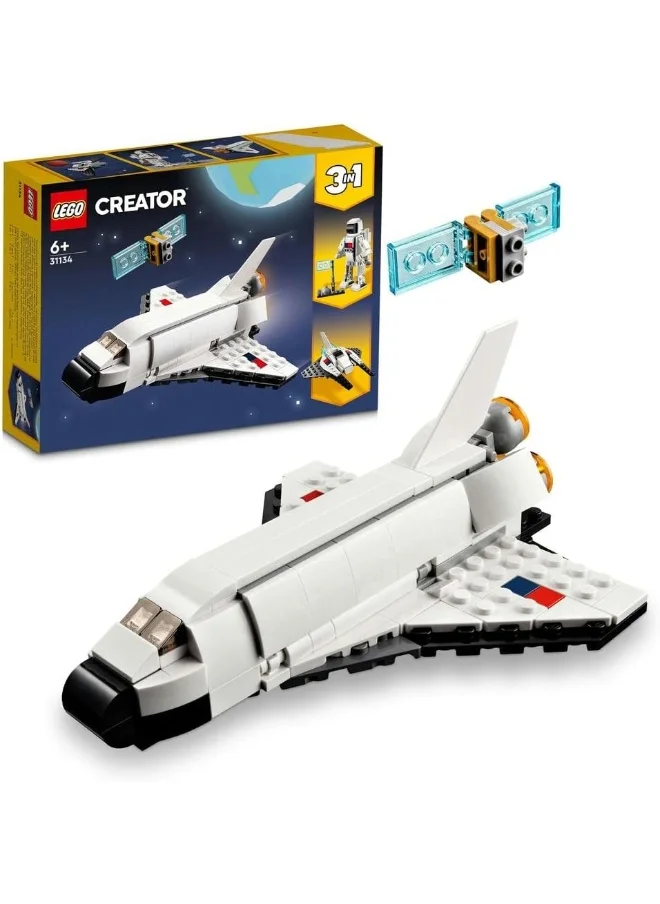 ليغو LEGO Creator Space Shuttle 31134 Building Toy Set (144 Pieces)