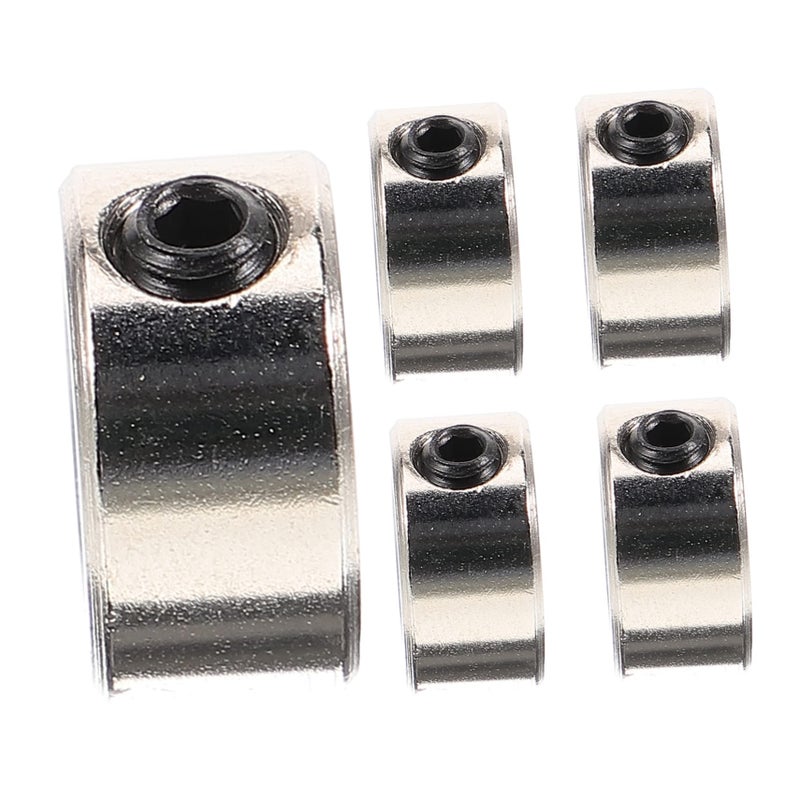 5Pcs Fixed Clamp Shaft Collar Lock Ring Screws Lightweight Easy Install Printer Accessories - Image 2