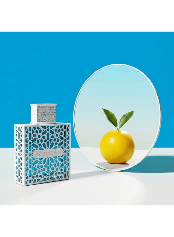 Rayhaan Azul Eau De Parfum 100ml Citrus Aquatic Long Lasting Perfume for Men - Image 3