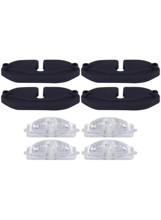 SCX10 LED RC Wheel Well Lights Kit Rock Lights with Nylon Bracket for 1/10 RC Crwarler SCX10 Uprades (White)  - Image 2