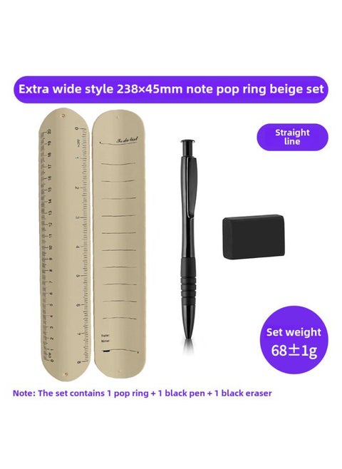 To Do List Notebook Bracelet Writing Clap Wristband Erasable Notepad Memo Silicone Snap Ring