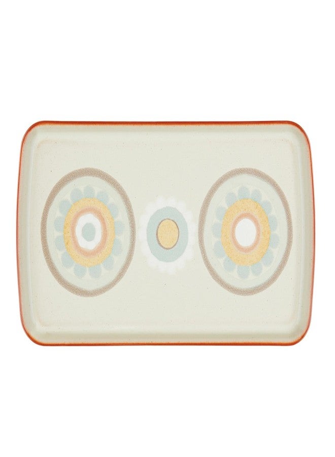 Denby Heritage Terrace Heritage Terrace Accent Small Rectangular Platter 26cm X 14.5cm X 2.5cm - Image 1