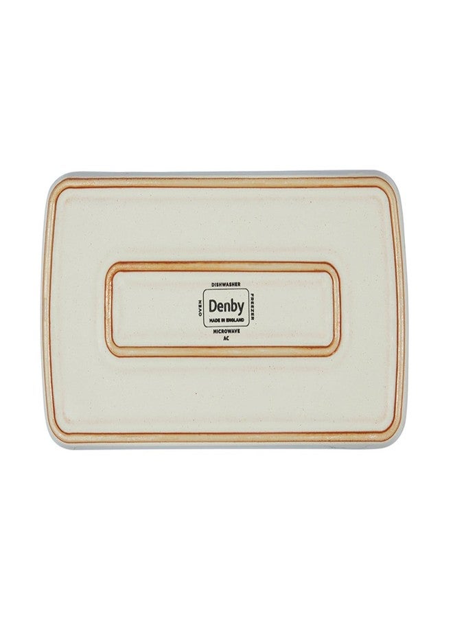 Denby Heritage Terrace Heritage Terrace Accent Small Rectangular Platter 26cm X 14.5cm X 2.5cm - Image 3