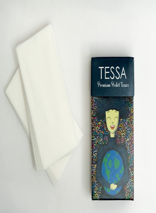 Tessa Soft 2-Ply Facial Tissues, 15 Pulls Per Pack (Unscented Pocket Packs Tissues, Pack of 30, Total - 450 pulls) - Image 3