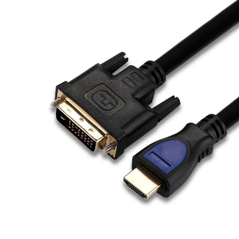 DVI to HDTV Digital Video Cable Adapter Male to Male 1 5m Length - Image 1