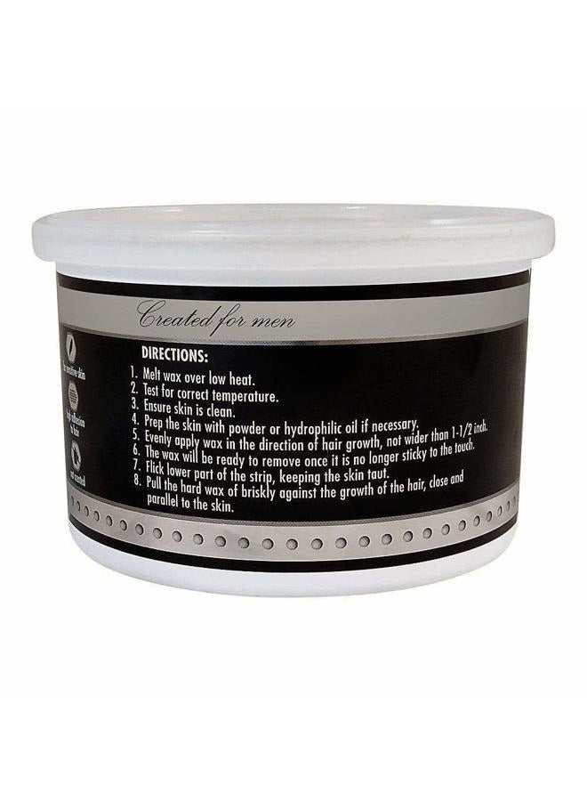 wax necessities Barbero Depilatory Hard Wax"Steel" for Men 14 oz. 397 g - Image 3