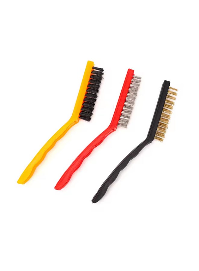 Metal cleaning brush for rust removal, kitchen cleaning tool, nylon brush, stainless steel wire brush, and copper brush - Image 1