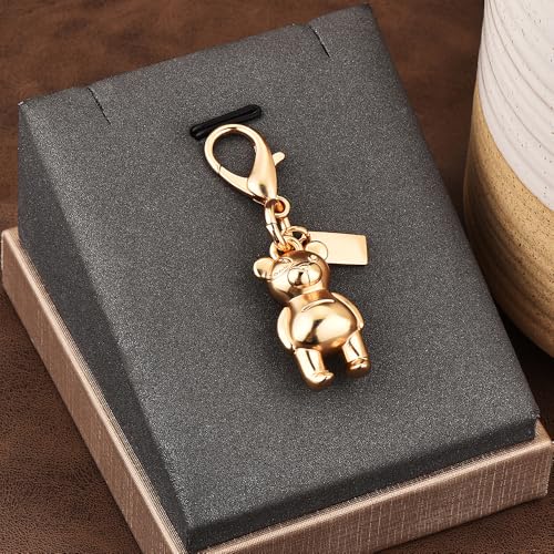 SOPKTA Bag Charms Keychain - Cute Purse Charms Chain ，Cherry Bag Charm，Bag Charms for Handbags，Purse chain For Women - gold153 - Image 5