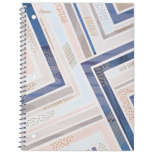 Mead Spiral Notebook, 1 Subject, College Ruled Paper, 70 Sheets, 10-1/2" x 7-1/2", Shape It Up, Design Will Vary, 1 Notebook (07152) - Image 5