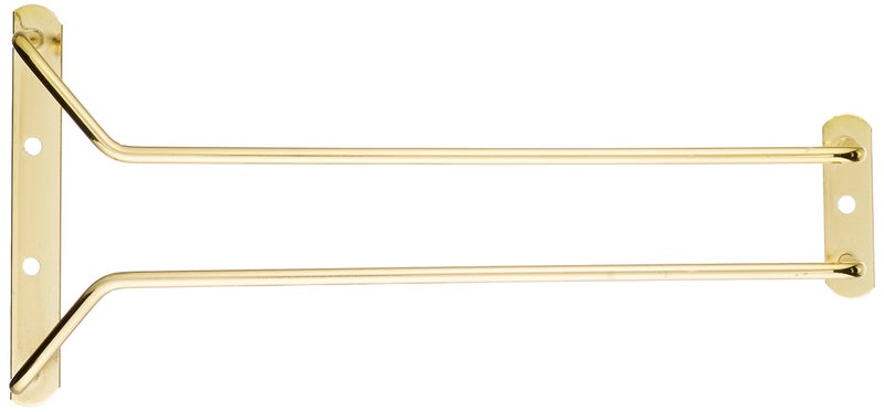 Winco Brass Plated Wire Glass Hanger, 10-Inch, Medium, Brass - Image 2