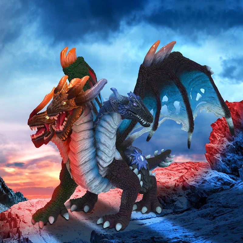 RECUR Devil Dragon Action Figurine, 9 Inch Statue Dragon Toys for Boys Girls Kids, RPG Figures Miniatures for Tabletop Display & Roleplaying, Collectors Toy Age 3 + - Image 4
