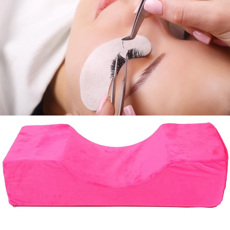cheekyglo Neck Support Headrest Pillow Uu21Shaped Eyelashes Extension Pillow Eyelashes Grafting Makeup Pillow, Nail Art Hand Arm Rest Manicure Cushion Beauty Salon Pillow(rose Red)rose Red - Image 5
