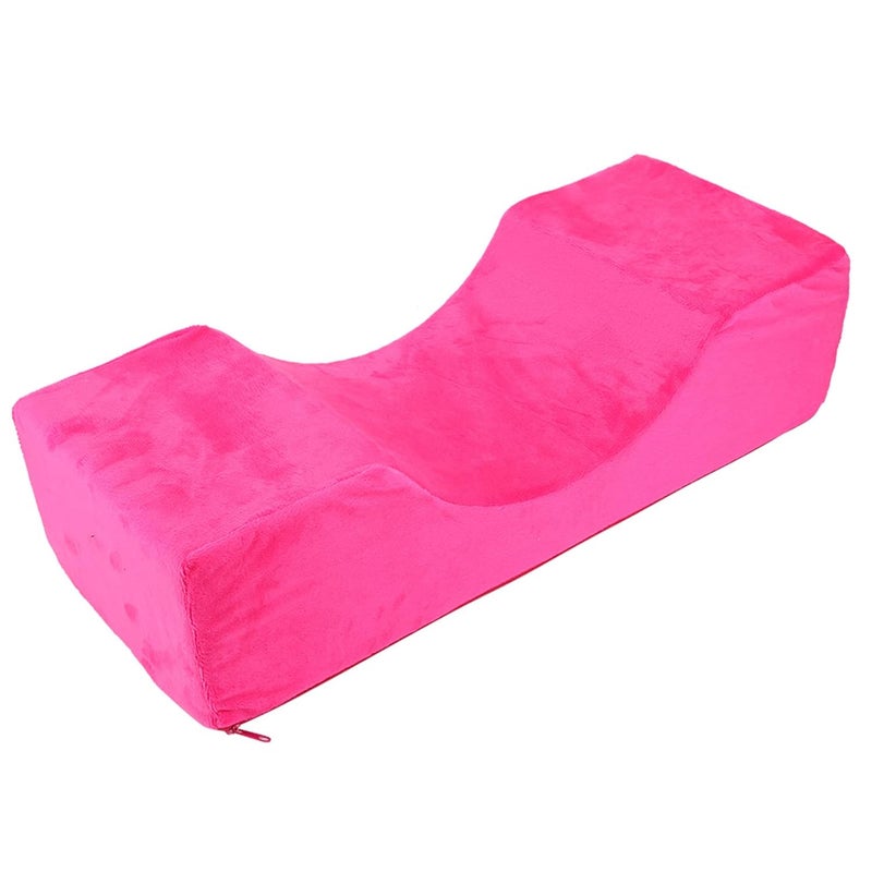 cheekyglo Neck Support Headrest Pillow Uu21Shaped Eyelashes Extension Pillow Eyelashes Grafting Makeup Pillow, Nail Art Hand Arm Rest Manicure Cushion Beauty Salon Pillow(rose Red)rose Red - Image 1
