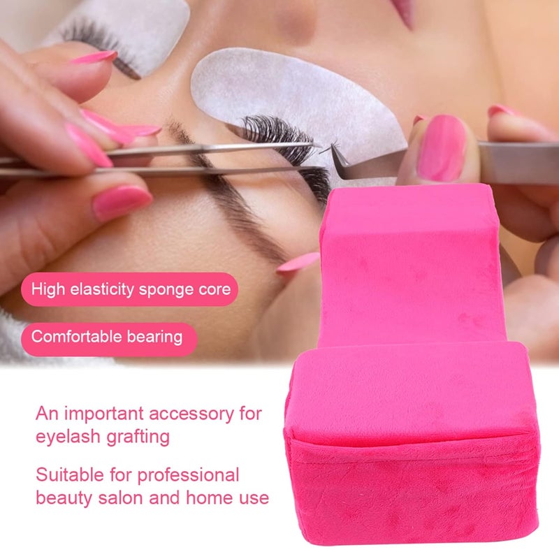 cheekyglo Neck Support Headrest Pillow Uu21Shaped Eyelashes Extension Pillow Eyelashes Grafting Makeup Pillow, Nail Art Hand Arm Rest Manicure Cushion Beauty Salon Pillow(rose Red)rose Red - Image 2