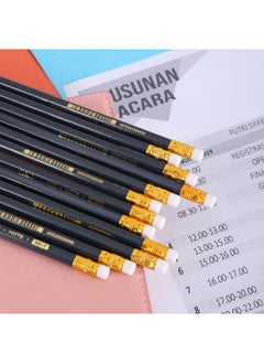 Deli Graphite Pencil Pack of 12 , Wooden Pencils with Eraser Tip , Perfect for Art, School, Drawing Supplies  - Image 3
