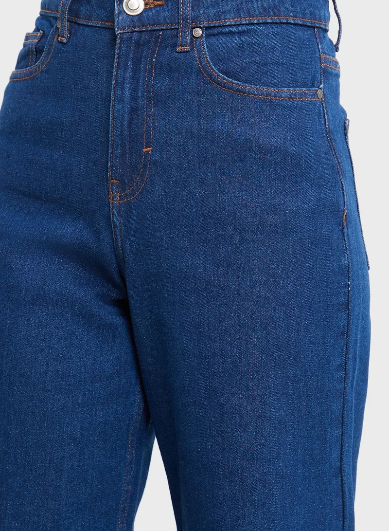 Ginger High Waist Wid Leg Fit Jeans