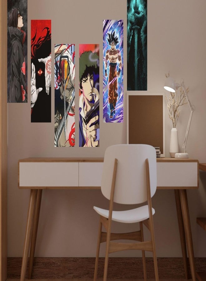Posters Inc Demon Slayer, Naruto, Death Note, One Piece Anime Posters for Wall, Aesthetic Home Decor Items for Living Room, Birthday Gifts for Men, 300 GSM HD Quality Print, 8x2.5 inch Size Pack of 40 - Image 3