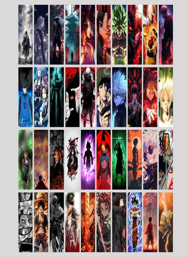 Posters Inc Demon Slayer, Naruto, Death Note, One Piece Anime Posters for Wall, Aesthetic Home Decor Items for Living Room, Birthday Gifts for Men, 300 GSM HD Quality Print, 8x2.5 inch Size Pack of 40 - Image 2