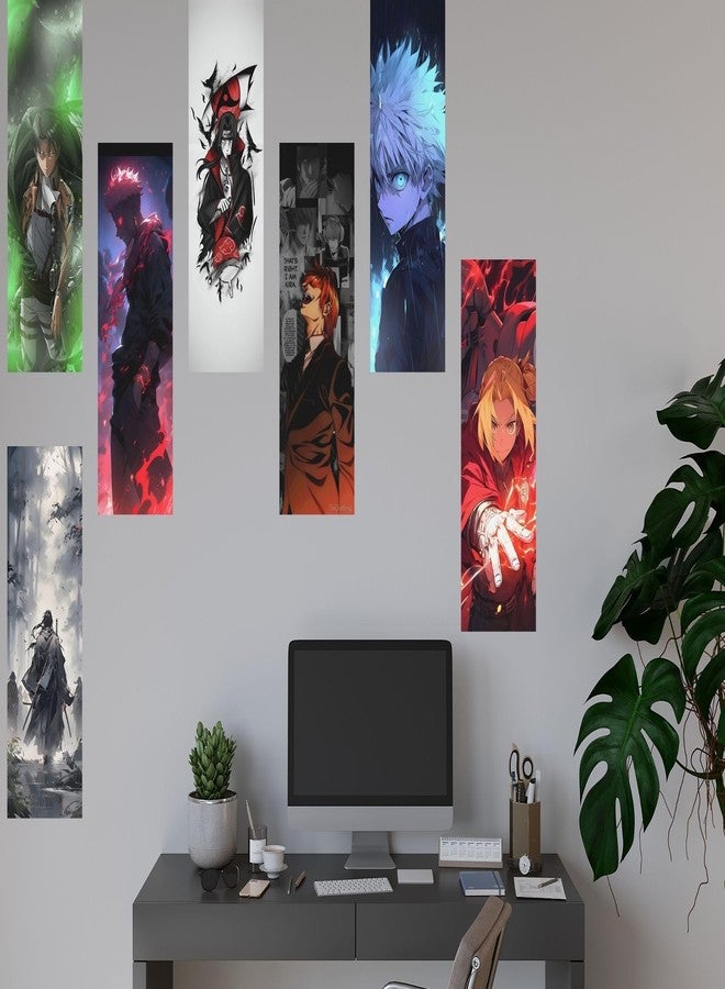 Posters Inc Demon Slayer, Naruto, Death Note, One Piece Anime Posters for Wall, Aesthetic Home Decor Items for Living Room, Birthday Gifts for Men, 300 GSM HD Quality Print, 8x2.5 inch Size Pack of 40 - Image 4