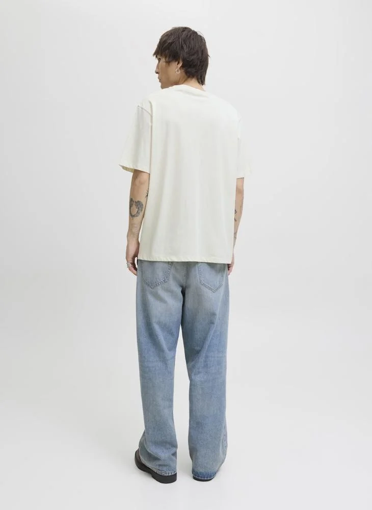 جاك اند جونز Graphic Crew Neck T-Shirt