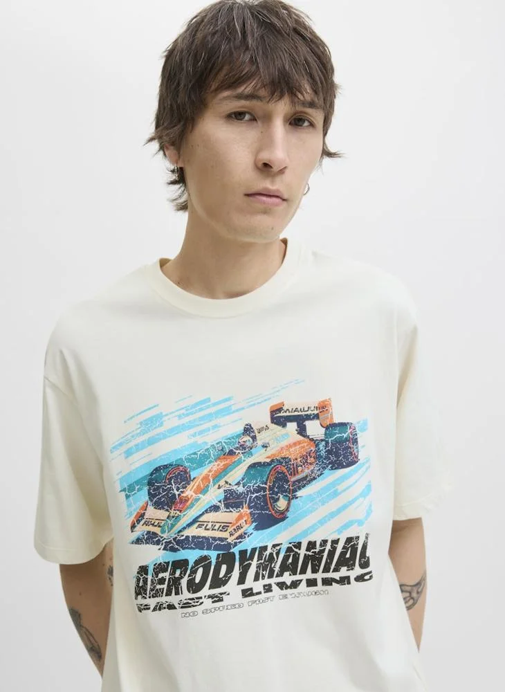 JACK & JONES Graphic Crew Neck T-Shirt