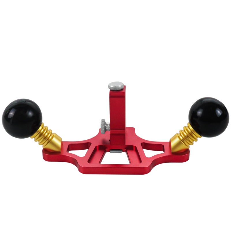 Woodworking Planer Red Premium Aluminum Alloy Adjustable Cutting Thickness - Versatile Multi-functionality Grooving Tool for Fine Carpentry Furniture Making Woodworking Projects - Image 3