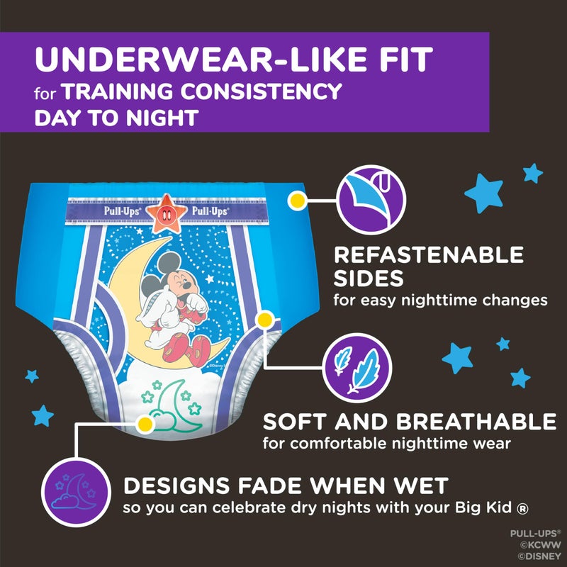 Pull-Ups Boys' Night-Time Potty Training Pants, Size 4T-5T Overnight Training Underwear (38-50 lbs), 92 Ct - Image 5