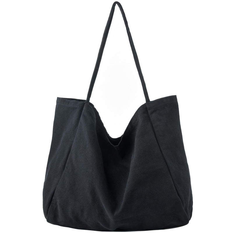YAVCOOL Canvas Tote Bag for Women Large Hobo Shoulder Bag for Work Travel Casual Message Bag Tote Purse handbags - Image 1