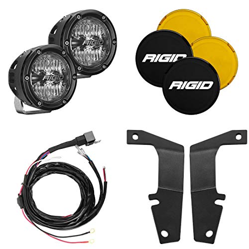 Rigid Industries – A Pillar Light Kit, Compatible with The 2010-2020 4Runner, Includes 4 in 360 Series Drive Lights (46704) - Image 1