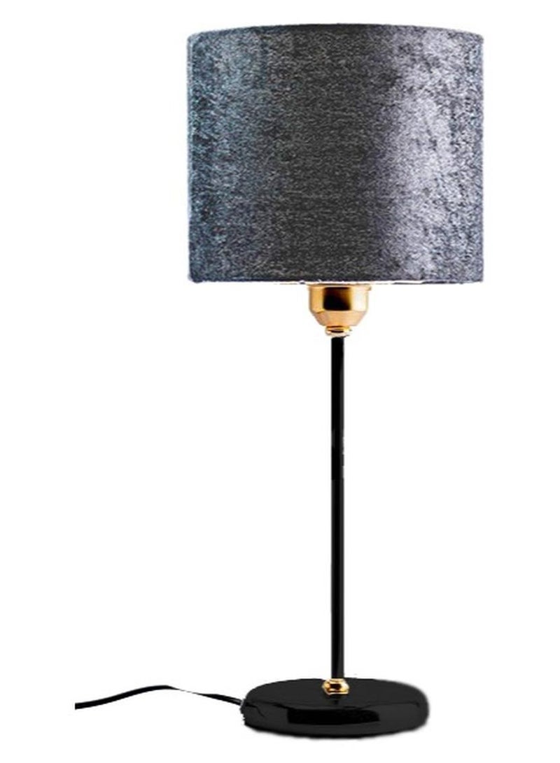 Cluc Tavolo gold Table Lamp - Grey (Velvet) - Image 1