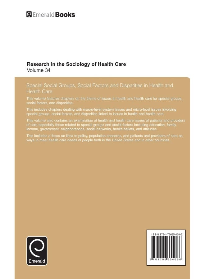 Special Social Groups, Social Factors and Disparities in Health and Health Care - Image 2